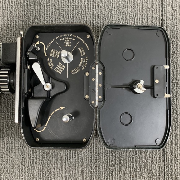 VTG Paillard Bolex C-8SL 8mm Movie Camera & Som Berthiot Pan Cinor Lens UNTESTED - Picture 15 of 16